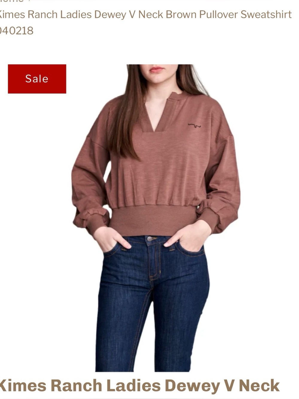 Kimes Ranch Dewey V Neck